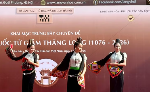 Khai mạc trưng bày chuyên đề "950 năm Quốc Tử Giám Thăng Long (1076-2026)"